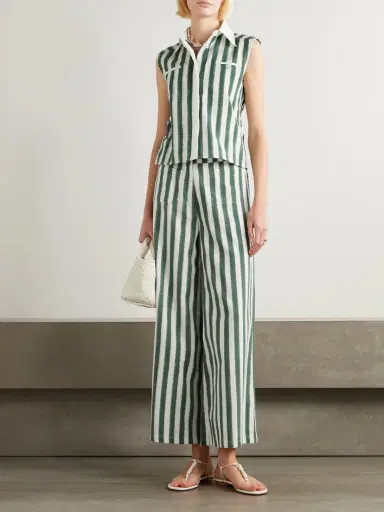 Emporio Sirenuse Ylena Ikat Striped Cotton Shirt | Thumbnail 2 Emporio Sirenuse Ylena Ikat Striped Cotton Shirt | Thumbnail 2