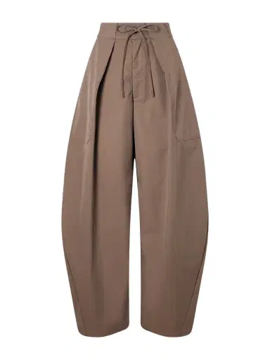 Kallmeyer Clemence Pleated Cotton-blend Twill Barrel-leg Pants | Thumbnail 1