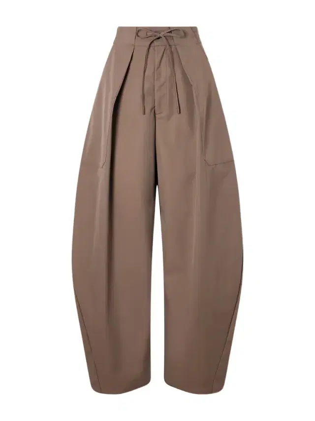 Clemence Pleated Cotton-blend Twill Barrel-leg Pants Clemence Pleated Cotton-blend Twill Barrel-leg Pants