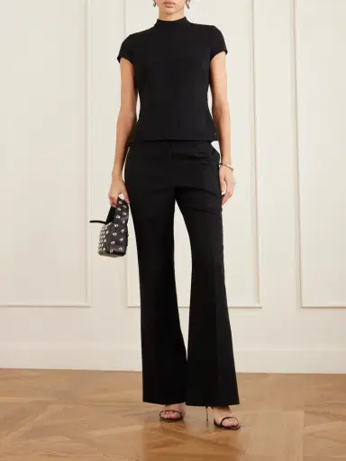 Courrèges Crepe Mockneck Top | Thumbnail 2 Courrèges Crepe Mockneck Top | Thumbnail 2
