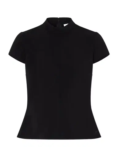 Courrèges Crepe Mockneck Top | Thumbnail 1 Courrèges Crepe Mockneck Top | Thumbnail 1