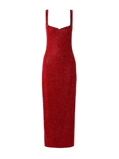 Clio Peppiatt Sophia Embellished Stretch-mesh Gown | Thumbnail 1
