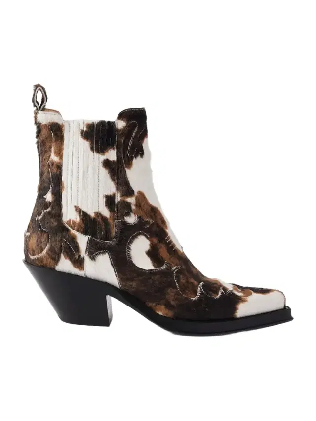 Cassidy 90 Cow-print Calf Hair Ankle Boots