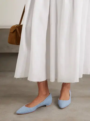 Manolo Blahnik Tweed Ballerina Flats | Thumbnail 2 Manolo Blahnik Tweed Ballerina Flats | Thumbnail 2