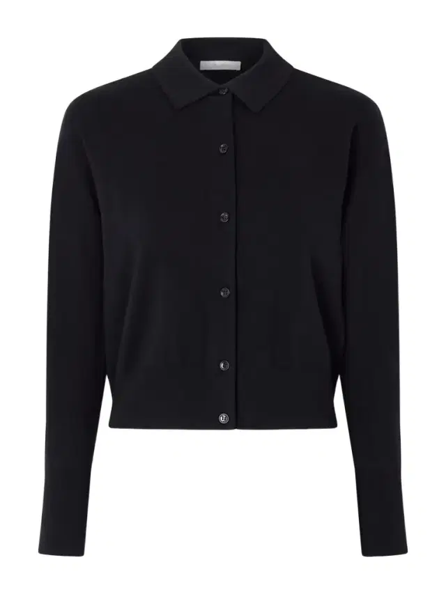 Cropped Wool-blend Cardigan