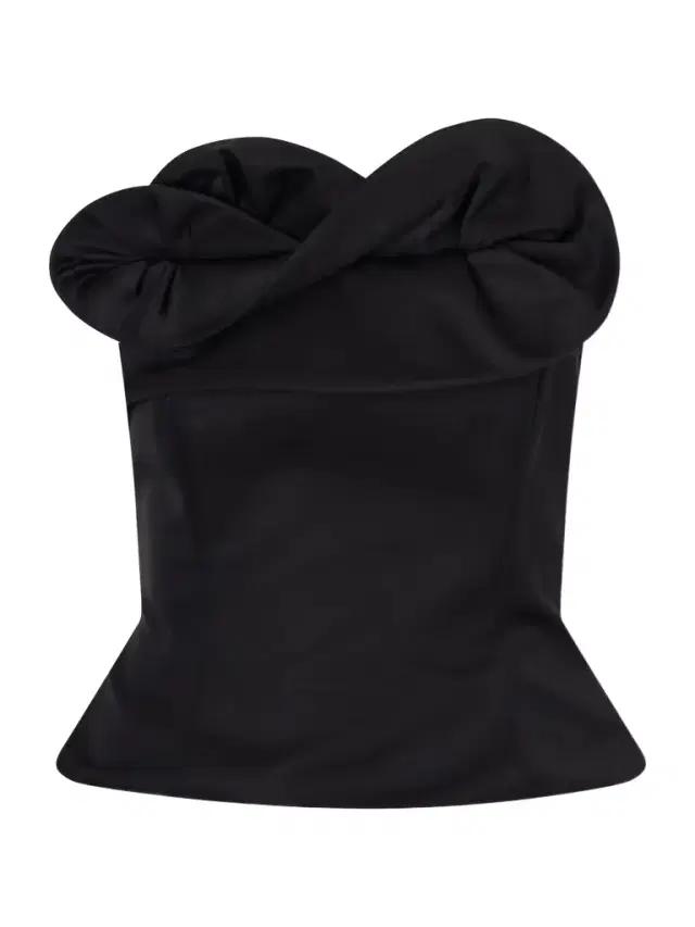 Ruffled Wool And Silk-blend Corset Top