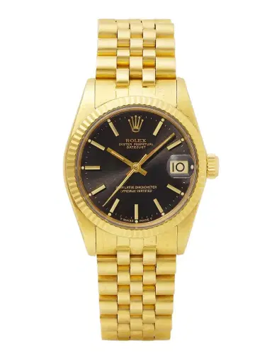 Wind Vintage + Rolex Vintage 1979 Datejust 18-karat Gold Watch | Thumbnail 1 Wind Vintage + Rolex Vintage 1979 Datejust 18-karat Gold Watch | Thumbnail 1
