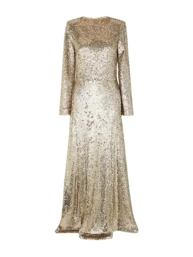 Beatrice Sequined Tulle Gown
