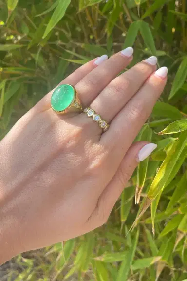 Octavia Elizabeth Emerald Aura Ring | Thumbnail 3 Octavia Elizabeth Emerald Aura Ring | Thumbnail 3