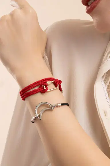 Marla Aaron Knot The String Project Necklace - Red Balloon | Thumbnail 4 Marla Aaron Knot The String Project Necklace - Red Balloon | Thumbnail 4