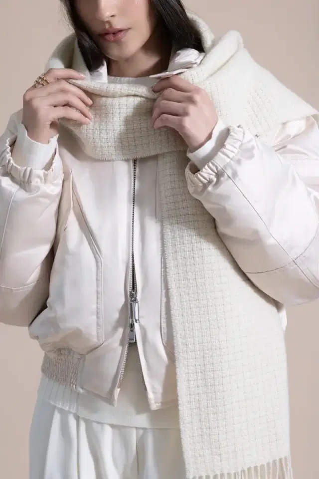 rag & bone Mila Scarf - Ivory
