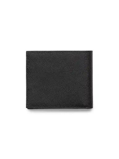 Prada Men's Saffiano Leather Wallet - Black | Thumbnail 3 Prada Men's Saffiano Leather Wallet - Black | Thumbnail 3