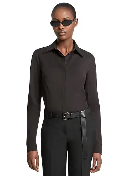 Hansen Stretch Cotton Poplin Shirt