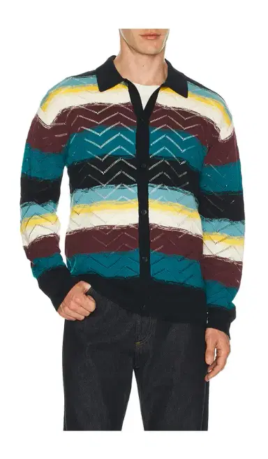 Scotch & Soda Open Structure Knitted Cardigan | Thumbnail 1