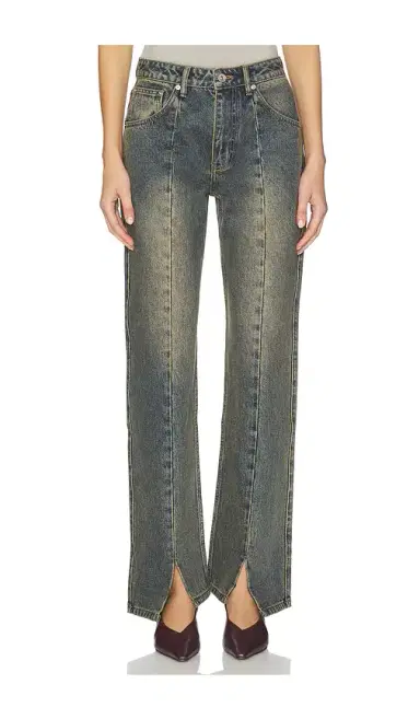 Mimchik Split Hem Jean | Thumbnail 1