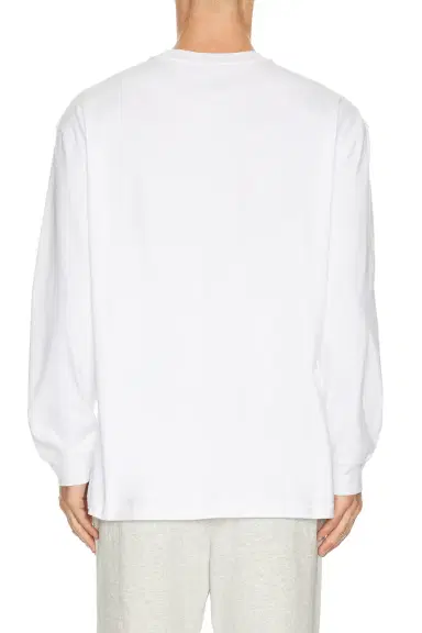 Skims Heavyweight Cotton Long Sleeve T-Shirt | Thumbnail 4