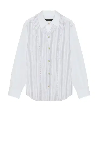 ANDERSSON BELL Open Collar Layered Shirt | Thumbnail 6 ANDERSSON BELL Open Collar Layered Shirt | Thumbnail 6