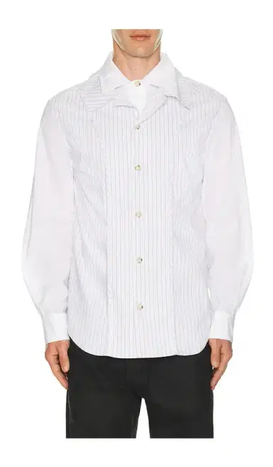 ANDERSSON BELL Open Collar Layered Shirt | Thumbnail 1 ANDERSSON BELL Open Collar Layered Shirt | Thumbnail 1
