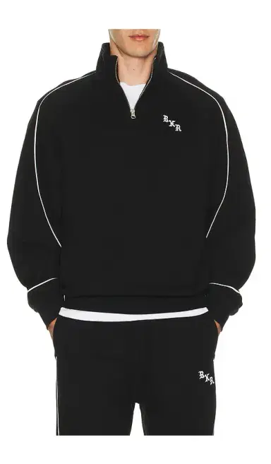 Born x Raised Piped Quarter Zip Sweater | Thumbnail 1 Born x Raised Piped Quarter Zip Sweater | Thumbnail 1