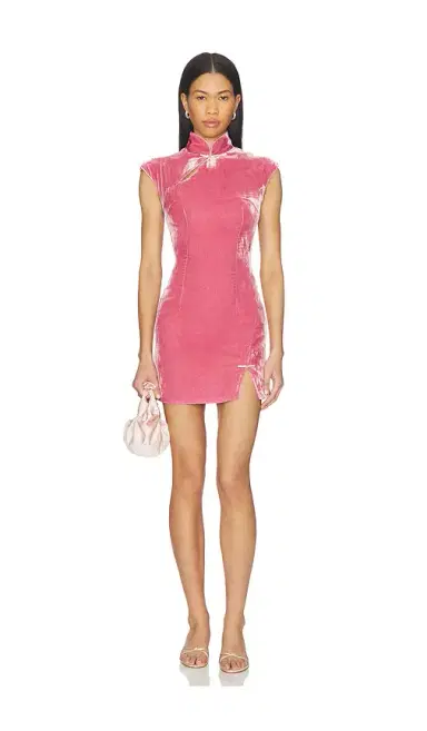 Sau Lee Dawn Velvet Dress | Thumbnail 1 Sau Lee Dawn Velvet Dress | Thumbnail 1