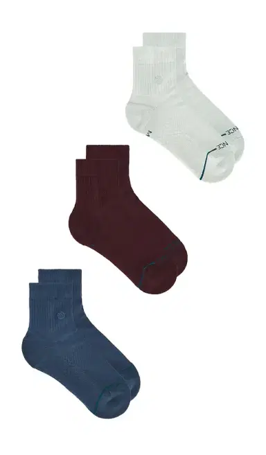Stance Icon Quarter 3 Pack Socks | Thumbnail 2
