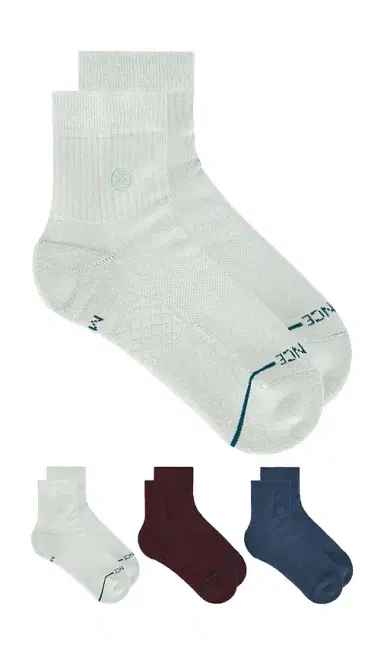 Stance Icon Quarter 3 Pack Socks | Thumbnail 1