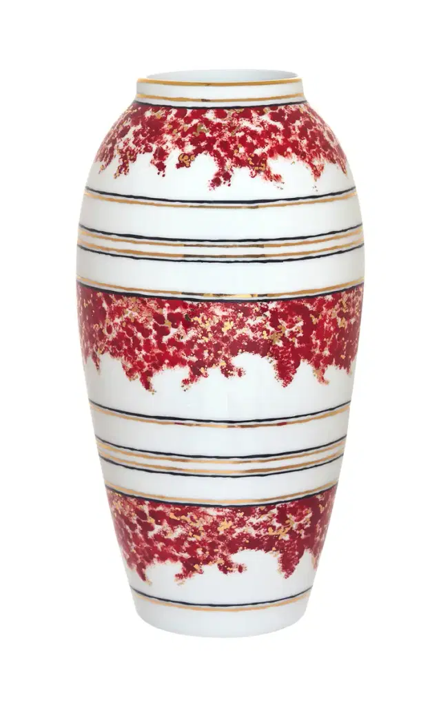 Plaza Athenee Large Vase - Red