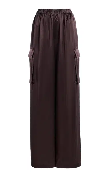 The Frankie Shop Delny Satin Cargo Pants | Thumbnail 6