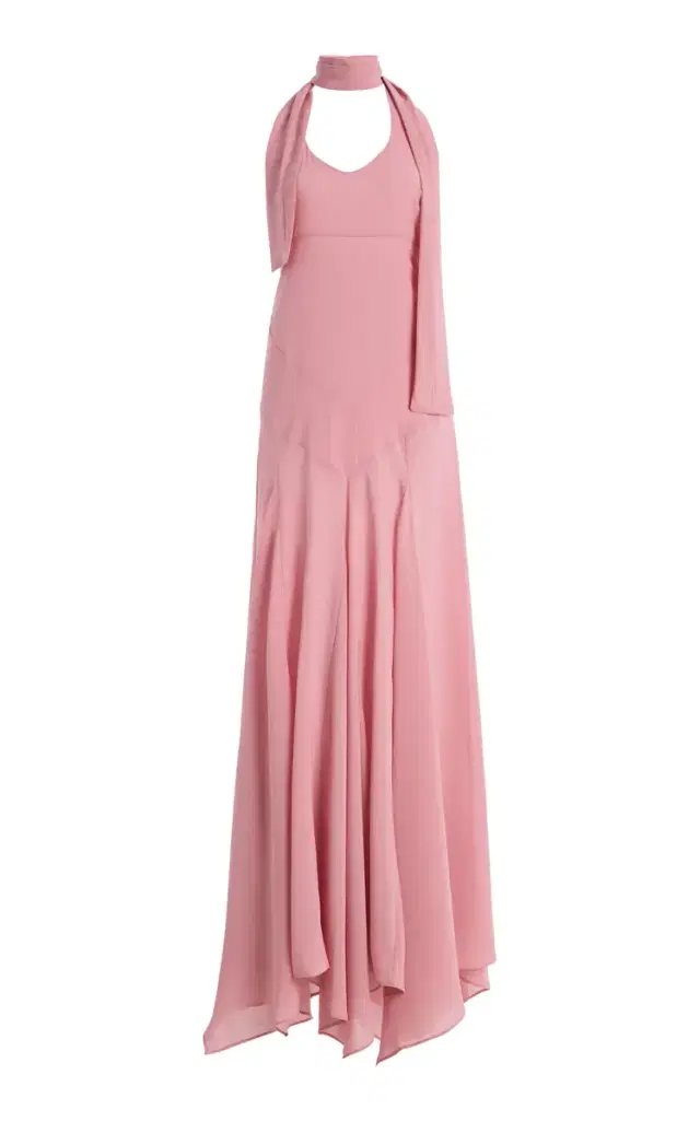 SIEDRÉS Exclusive Raye Crepe Dress