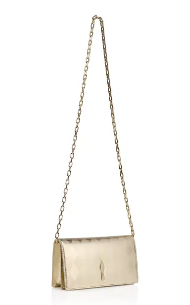 Christian Louboutin Bettina Metallic Leather Clutch | Thumbnail 4 Christian Louboutin Bettina Metallic Leather Clutch | Thumbnail 4