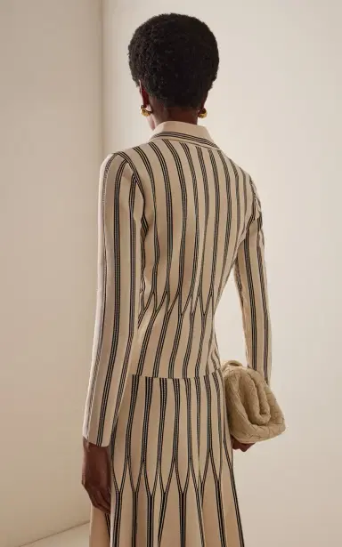 Zimmermann Rebellion Striped Knit Polo Shirt | Thumbnail 4 Zimmermann Rebellion Striped Knit Polo Shirt | Thumbnail 4