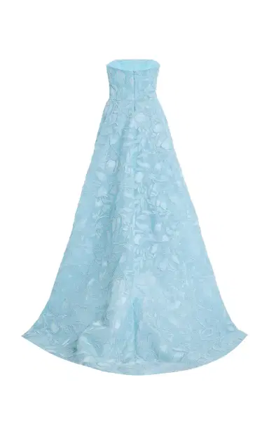 Monique Lhuillier Embroidered Cotton-Blend Gown | Thumbnail 6 Monique Lhuillier Embroidered Cotton-Blend Gown | Thumbnail 6