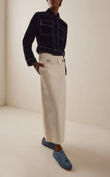 Givenchy Slim Denim Low-Top Sneakers | Thumbnail 2 Givenchy Slim Denim Low-Top Sneakers | Thumbnail 2