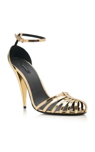 Givenchy Metallic Strappy Sandals | Thumbnail 4