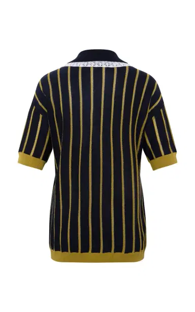 SIEDRÉS Yuan Striped Polo Top | Thumbnail 5 SIEDRÉS Yuan Striped Polo Top | Thumbnail 5