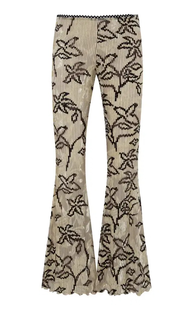 Jeslynn Velvet Flared Pants