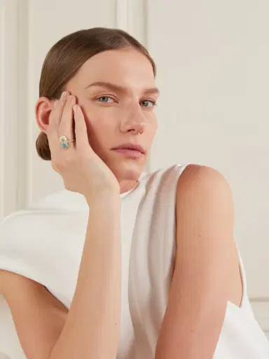 Suzanne Kalan 18-karat Gold Multi-stone Ring | Thumbnail 2