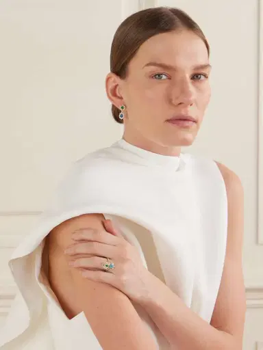 Suzanne Kalan 18-karat Gold Multi-stone Ring | Thumbnail 3