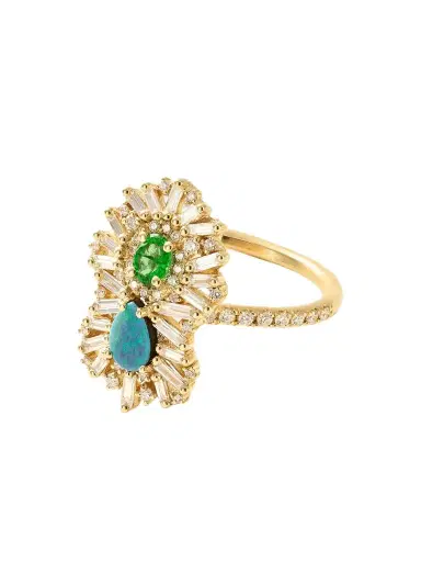 Suzanne Kalan 18-karat Gold Multi-stone Ring | Thumbnail 1