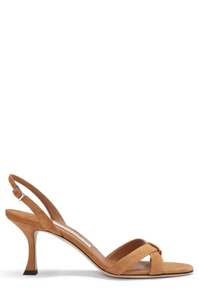 Jimmy Choo Elsy 70 Suede Slingback Sandal