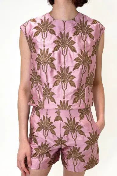 ODEEH Sleeveless Shirt - Rosequartz | Thumbnail 2