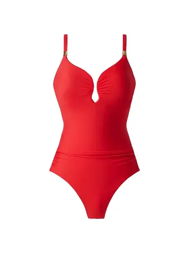 Miraclesuit Swim Women's Razzle Dazzle Antheia Plunging V-Neck One-Piece Swimsuit | Thumbnail 1 Miraclesuit Swim Women's Razzle Dazzle Antheia Plunging V-Neck One-Piece Swimsuit | Thumbnail 1