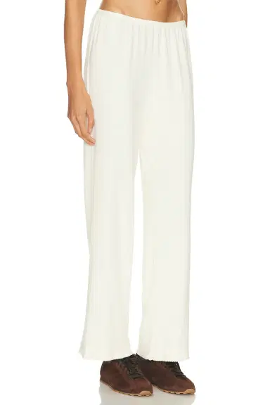 DONNI. The Baby Rib Scallop Pant | Thumbnail 2 DONNI. The Baby Rib Scallop Pant | Thumbnail 2