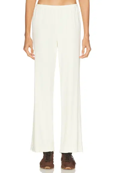 DONNI. The Baby Rib Scallop Pant | Thumbnail 1 DONNI. The Baby Rib Scallop Pant | Thumbnail 1