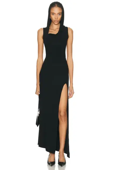 Mugler Hooded Gown | Thumbnail 1 Mugler Hooded Gown | Thumbnail 1