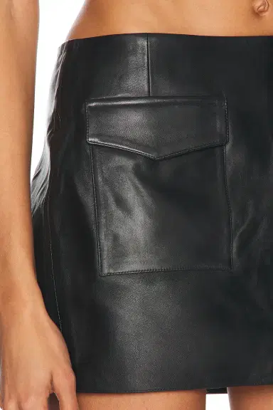 ALFIE Leather Skirt | Thumbnail 6 ALFIE Leather Skirt | Thumbnail 6