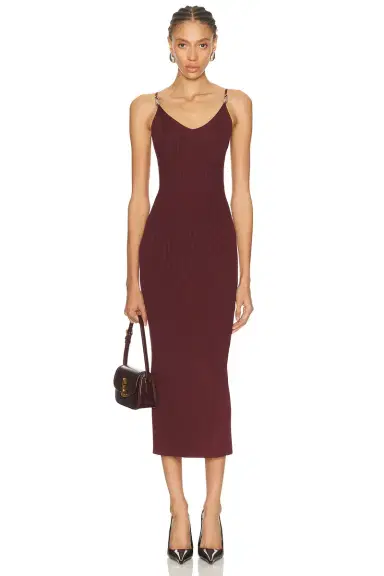 Versace Knit Midi Dress | Thumbnail 1 Versace Knit Midi Dress | Thumbnail 1
