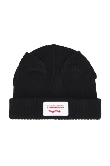 Charles Jeffrey Loverboy Supersized Chunky Ears Beanie | Thumbnail 1 Charles Jeffrey Loverboy Supersized Chunky Ears Beanie | Thumbnail 1