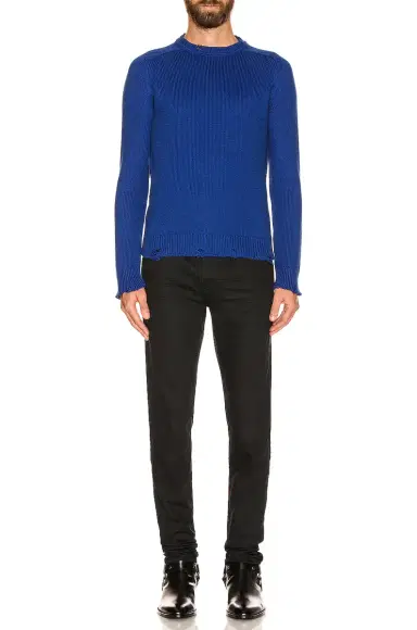 Saint Laurent Used Detail Crew Neck | Thumbnail 4 Saint Laurent Used Detail Crew Neck | Thumbnail 4
