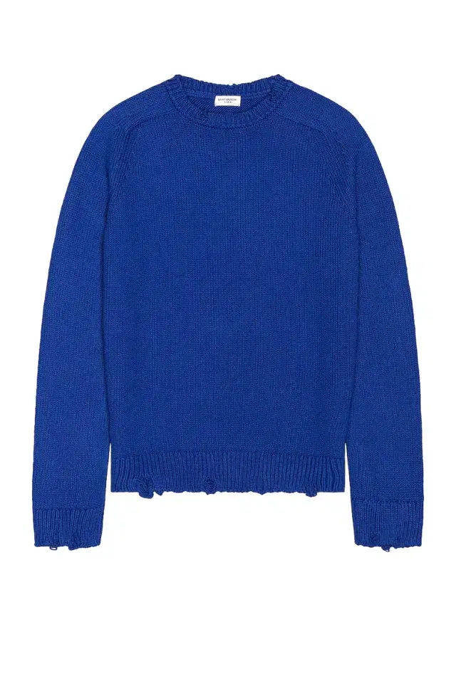 Saint Laurent Used Detail Crew Neck